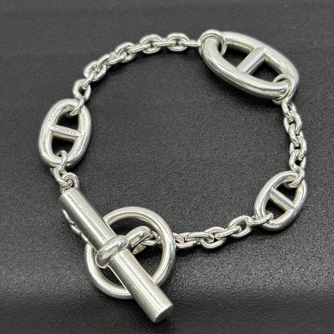 HERMES エルメス シェーヌダンクル ファランドール ブレスレット ST