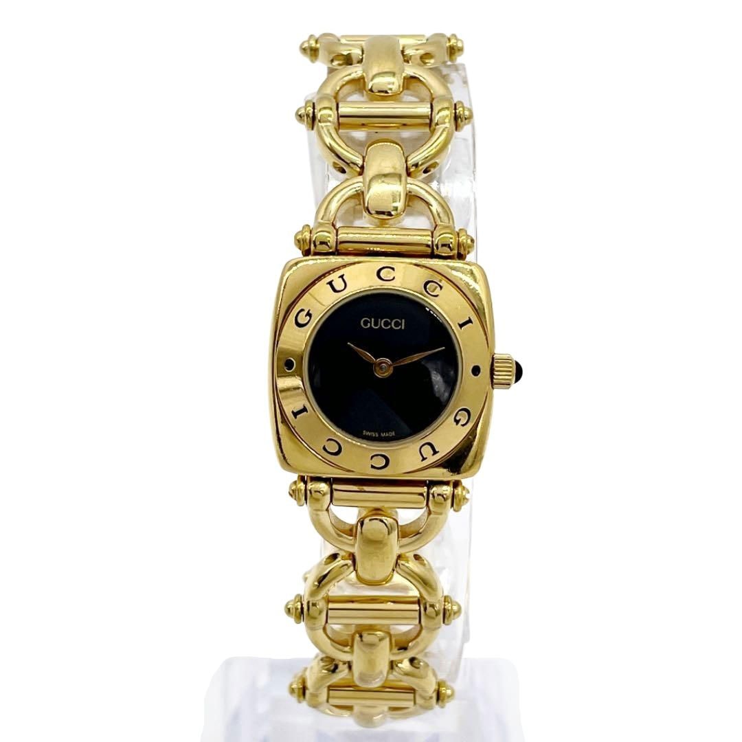 GUCCI グッチ レディース腕時計 ホースビット ブレスウォッチ QZ