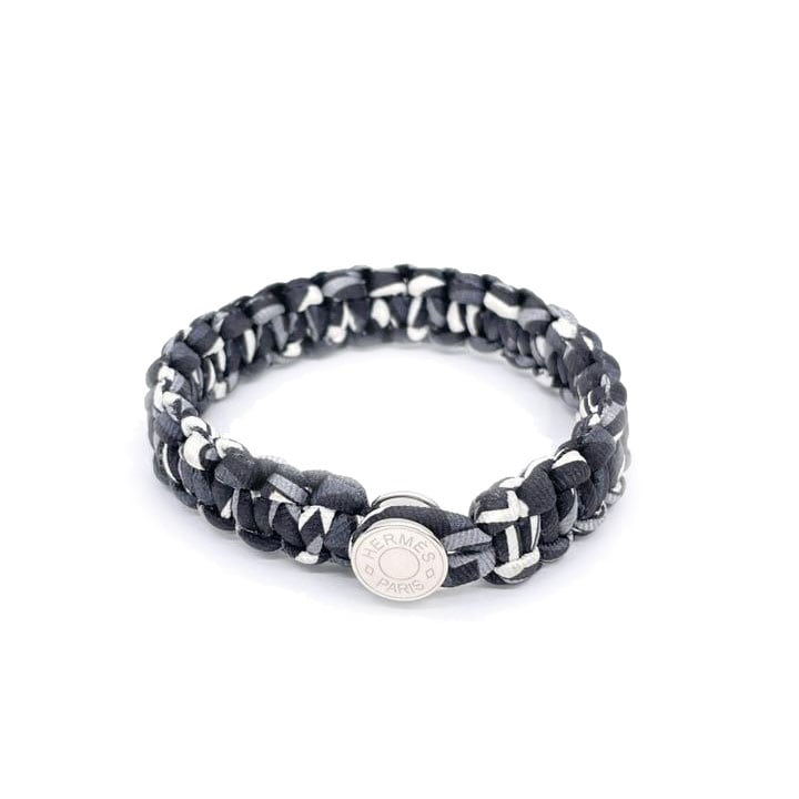 HERMES エルメス ブレスレット キッド セリエボタン シルクツイル