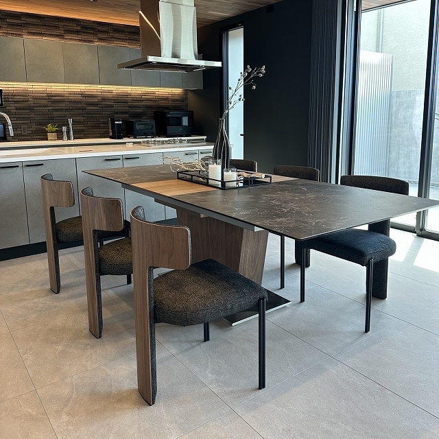 セラミック天板】ALETTA（アレッタ）エクステンションダイニング