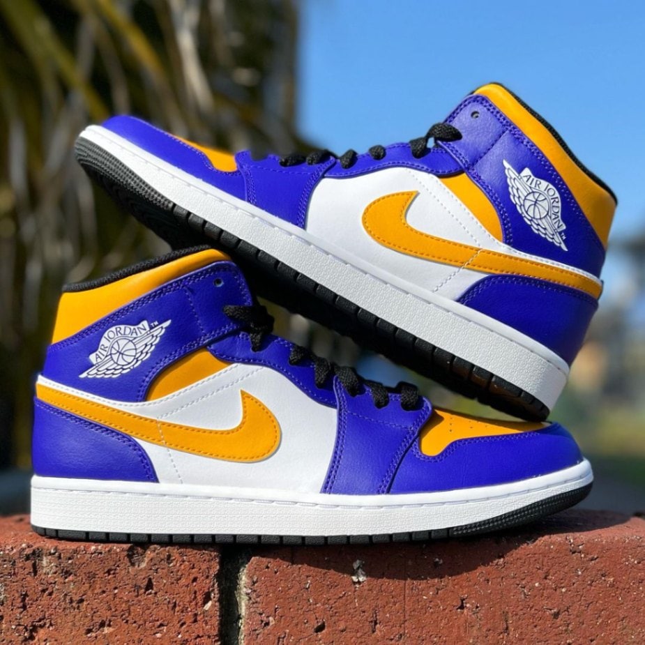 AIR JORDAN 1 MID 'LAKERS' エア ジョーダン 1 ミッド レイカーズ