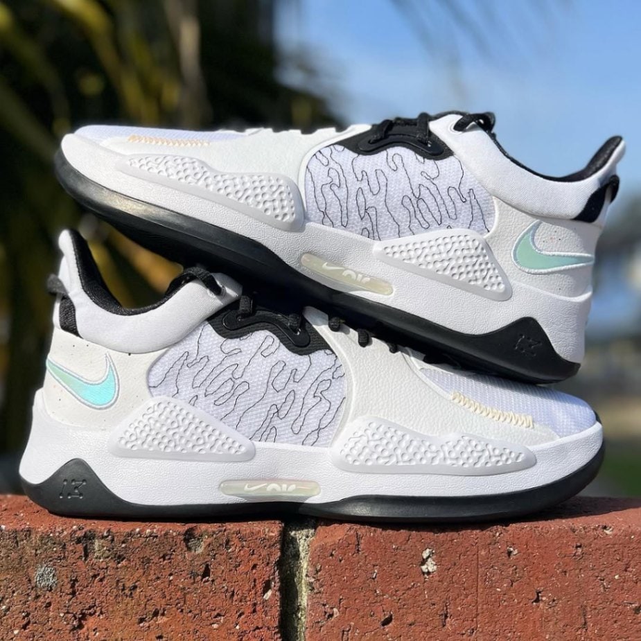 NIKE PG 5 EP 'WHITE BLACK' ナイキ ポール ジョージ 5 【MEN'S