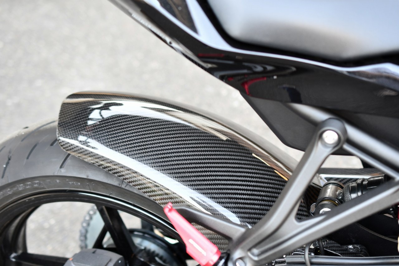 SPEEDRA リアフェンダー ロングタイプ ドライカーボン | KAWASAKI