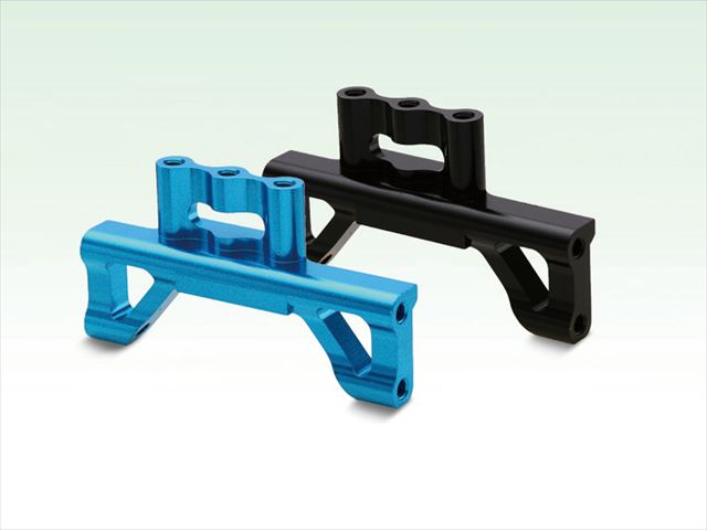 アルミモーターマウントブロック前側 タミヤF104用 ブラック Aluminum