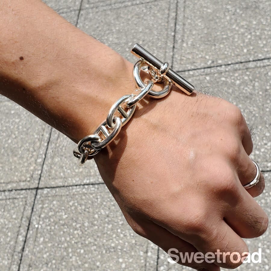 エルメス シェーヌダンクル・ブレスレット TGMサイズ BOX・証明書付き