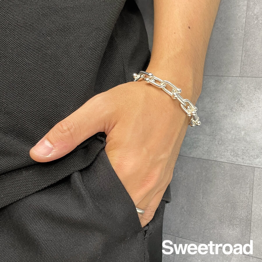 ティファニー ハードウェア・ラージリンクブレスレット ラージサイズ