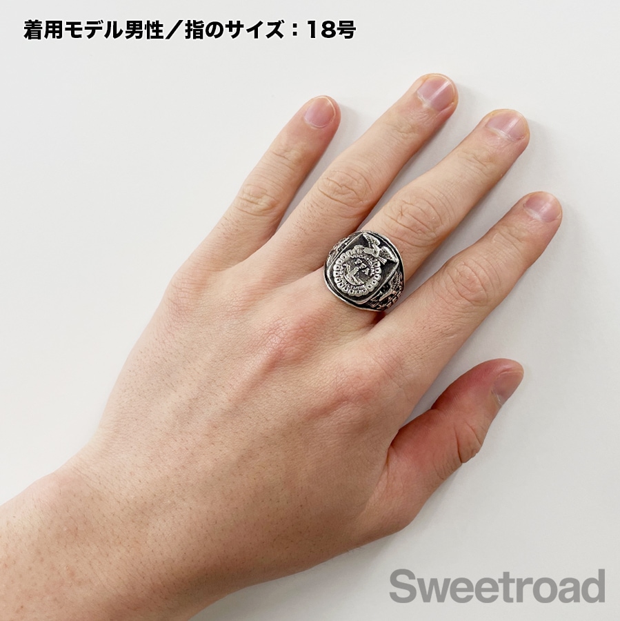 カレッジリング FFA 19号 スターリングシルバー 1970年代 | スイート