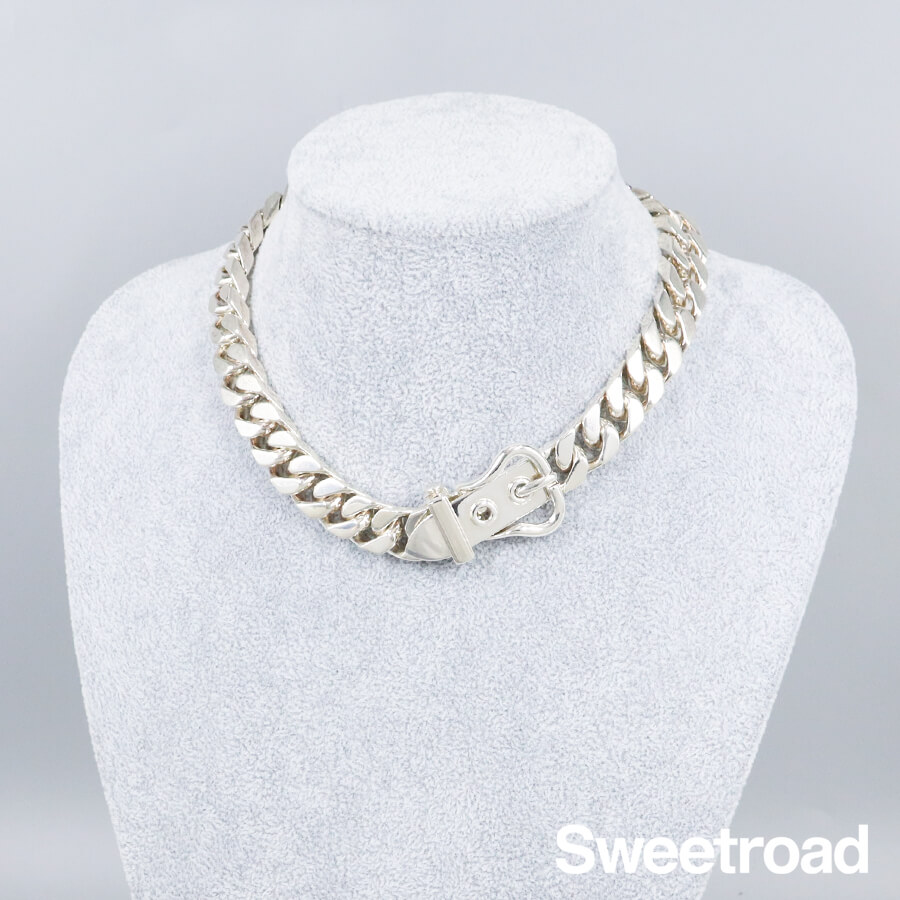 エルメス ブックルセリエ・ネックレス GM 925シルバー w-29104