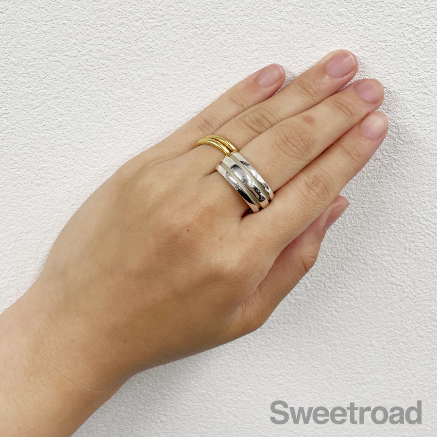 ティファニー グルーブドダブルラインリング 14号 | スイートロード