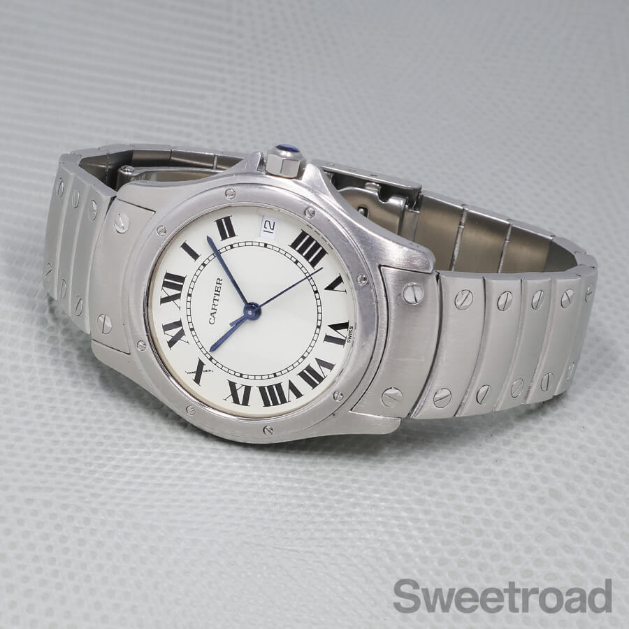 商談中 カルティエ サントス ロンド LMサイズ Ref.19201 1990年代