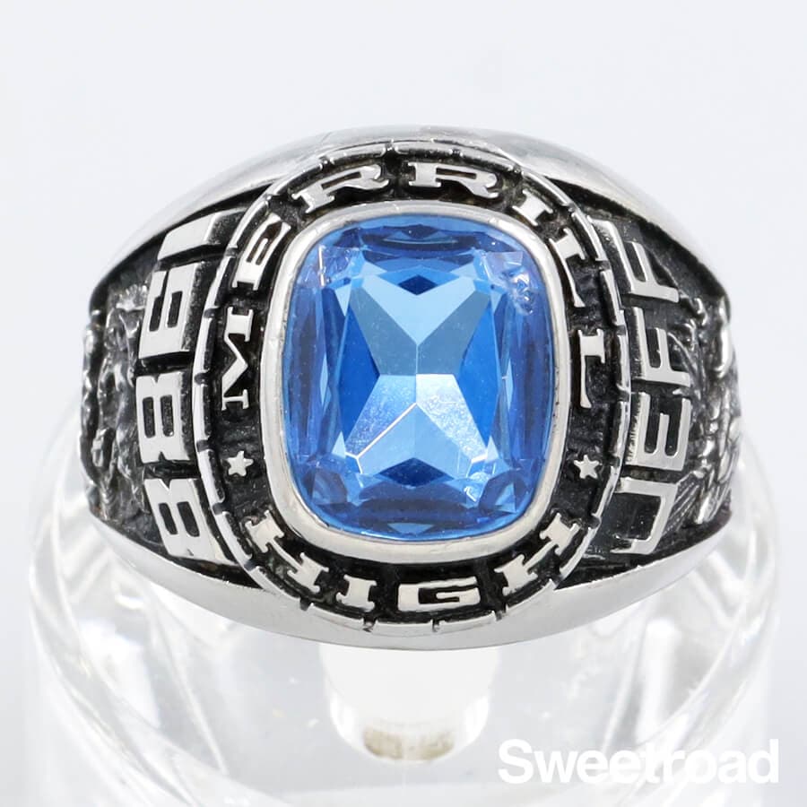 カレッジリング 24号 メリル高校 1988年製 w-29077gnz | スイート