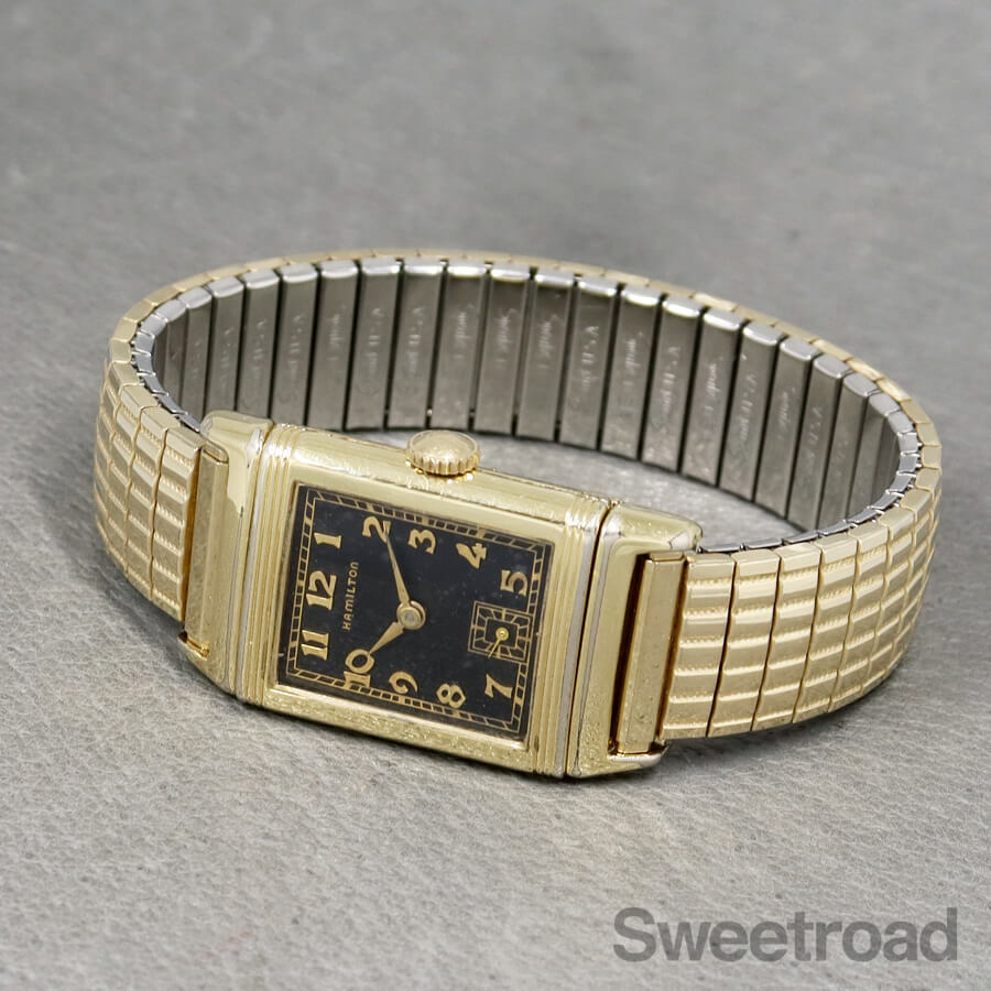 ハミルトン オーティス レベルソケース 角金 Cal.982 1940年代