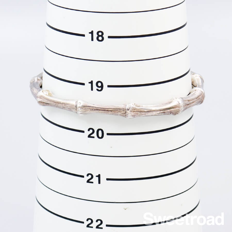 ティファニー バンブーバングル ブレスレット 925シルバー w-28804gnz