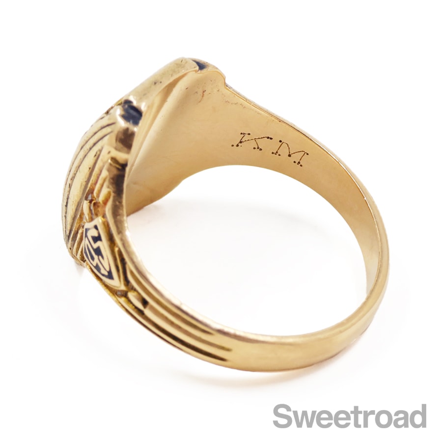 カレッジリング 10KYG 13.5号 MARIANNA HS 1945年製 | スイートロード