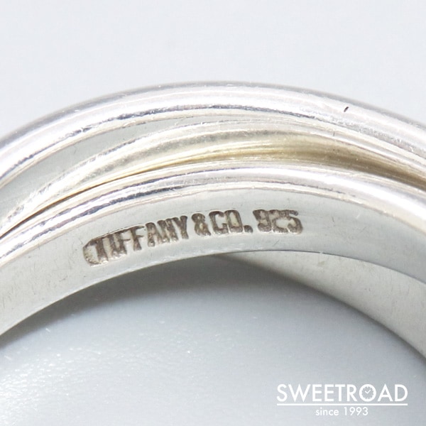 TIFFANY＆Co. ティファニー トリニティリング 925シルバー 11号 w