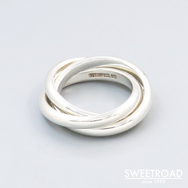TIFFANY＆Co. ティファニー トリニティリング 925シルバー 11号 w