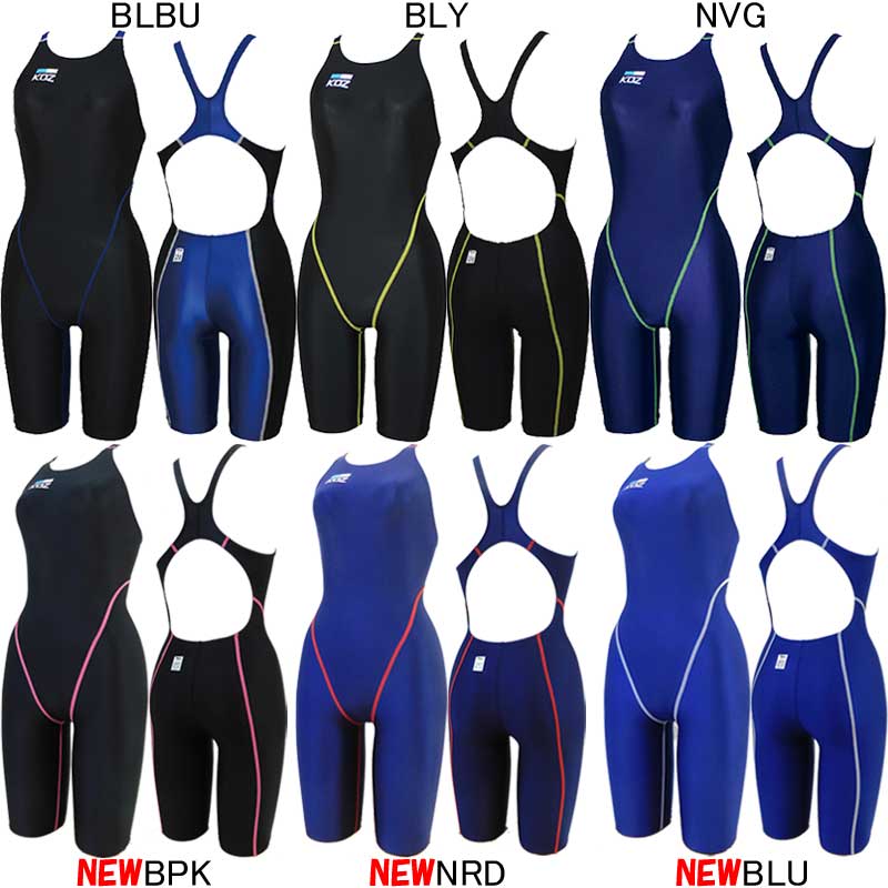 コーズ(KOZ)女性用 競泳水着 ウイメンズハーフスパッツ KOZ-1666W