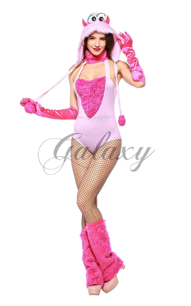 ハロウィン モンスター モコモコ ふわふわ アニマル ピンク セクシー