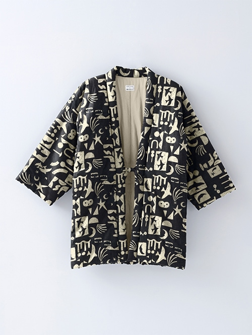 季節限定] 宮田織物×Saana ja Olli×steteco.com 半纏 - はんてん＆肌側