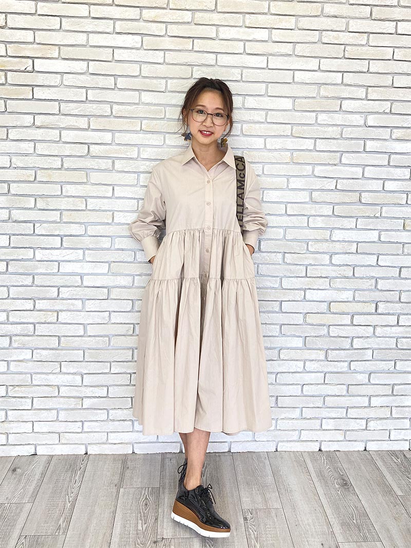 低身長でキマる ティアードシャツワンピース/ST.ROONEY | ワンピース