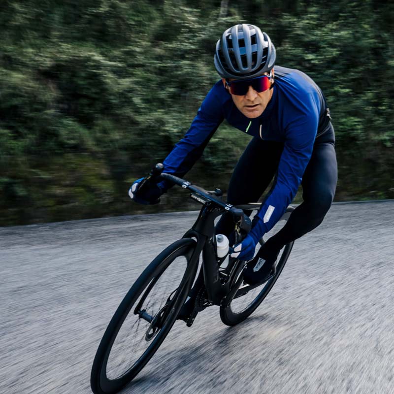 Q36.5〉Gregarius Grid Skin Winter ビブタイツ _Black | Q36.5