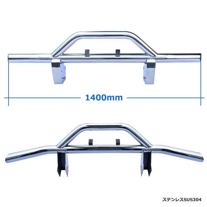 スズキ ジムニー JB23W フロント猪狩りバンパーガード ステンレス製