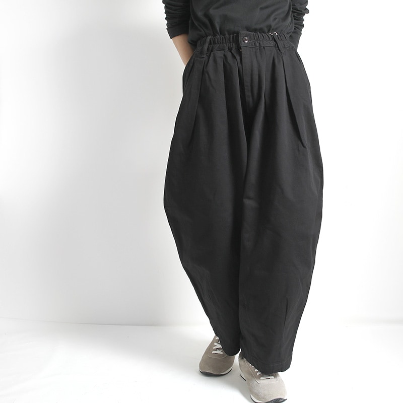 HARVESTY｜チノ サーカスパンツ BLACK | 趣佳[syuca.jp] オンライン