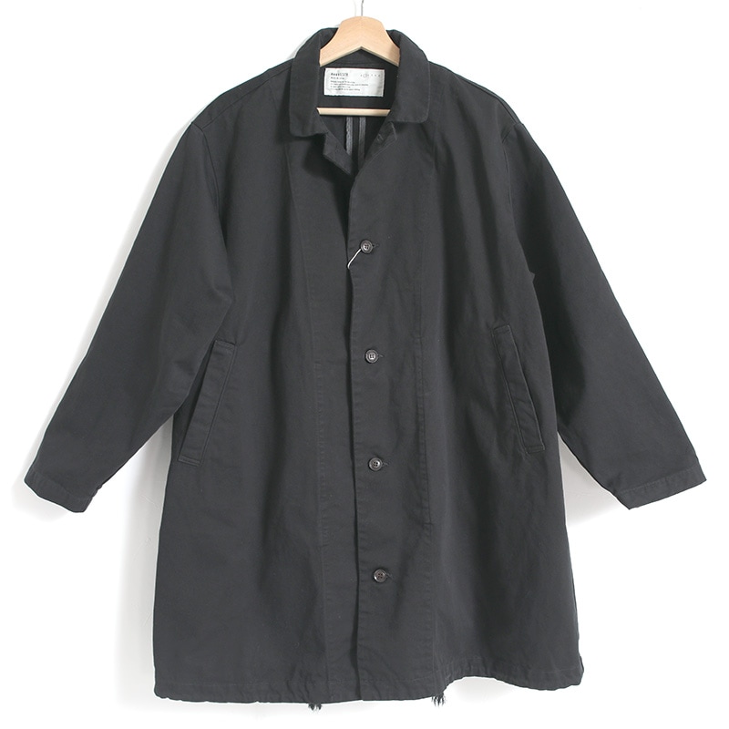HARVESTY｜チノオーバーハーフコート BLACK | 趣佳[syuca.jp