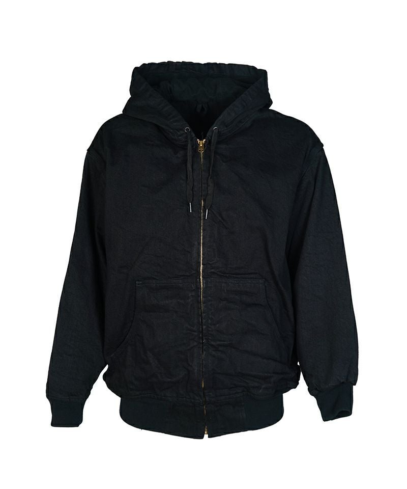 COMOLI＞ブラックデニム ジップパーカ | MAKES ONLINE STORE