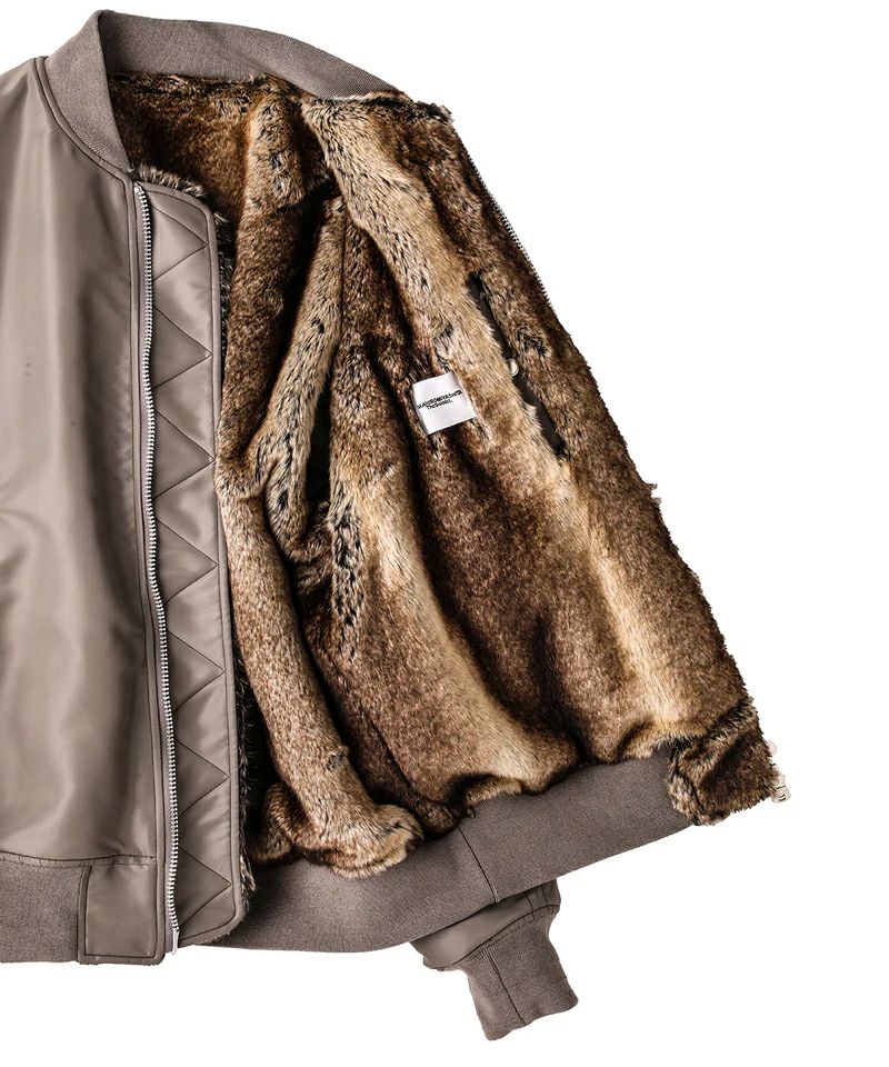 TAKAHIROMIYASHITATheSoloist.＞faux fur lining flight jacket
