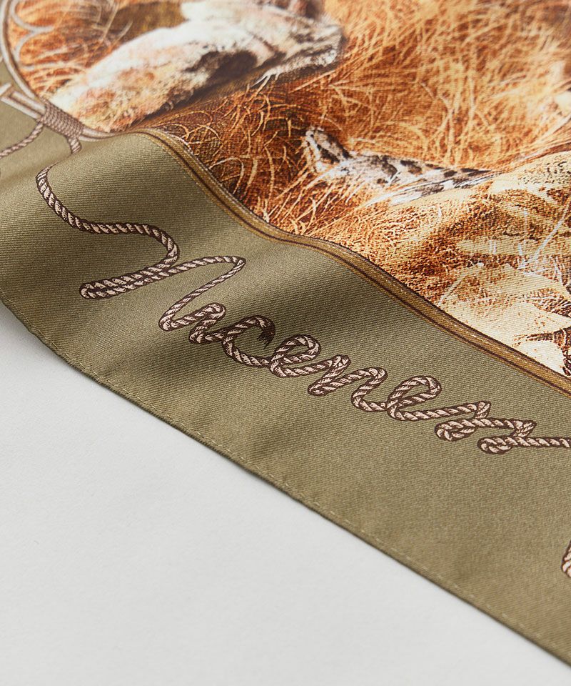 NICENESS＞HARTI / ( プリンテッド シルクスカーフ ) | MAKES ONLINE STORE