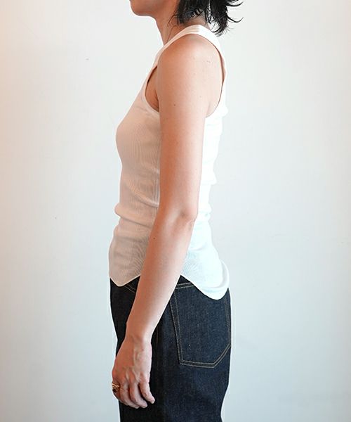 FUMIKA＿UCHIDA＞NEEDLE DRAWING TANKTOP | MAKES ONLINE STORE