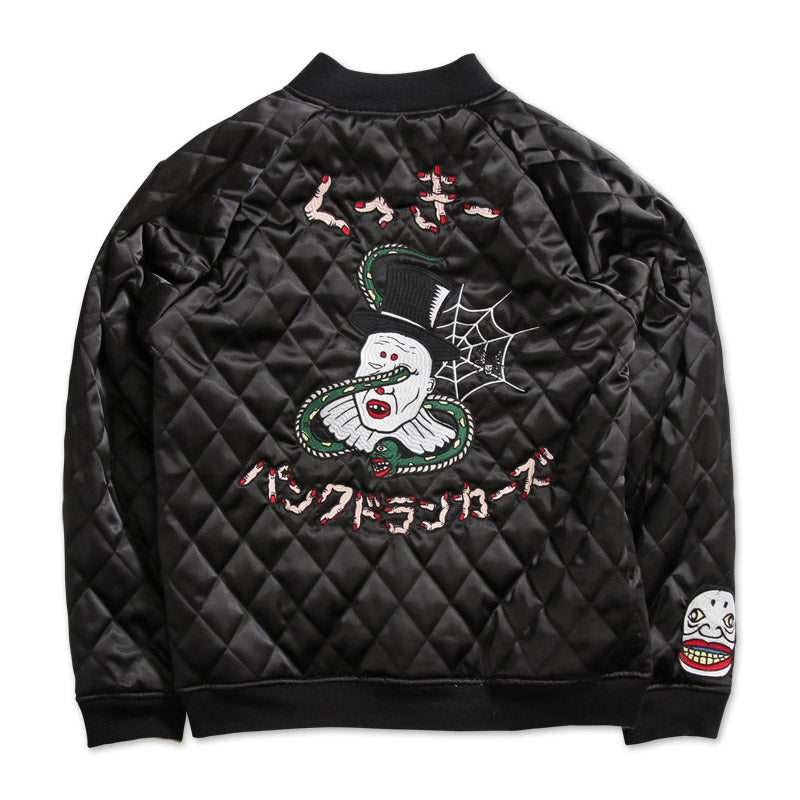 PDS×くっきー スカジャン ゴールドブラック – FANY Mall