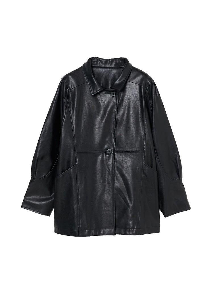 Fake Leather Jacket｜レザージャケット – MARTE