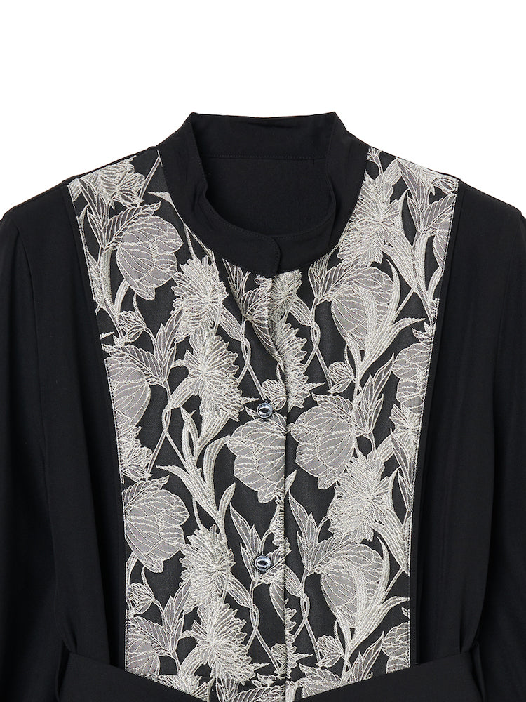 Center Jacquard Shirt Dress｜センタージャガードシャツドレス – MARTE