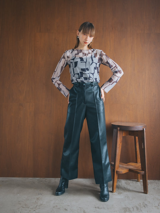 Fake Leather Pants｜フェイクレザーパンツ – MARTE