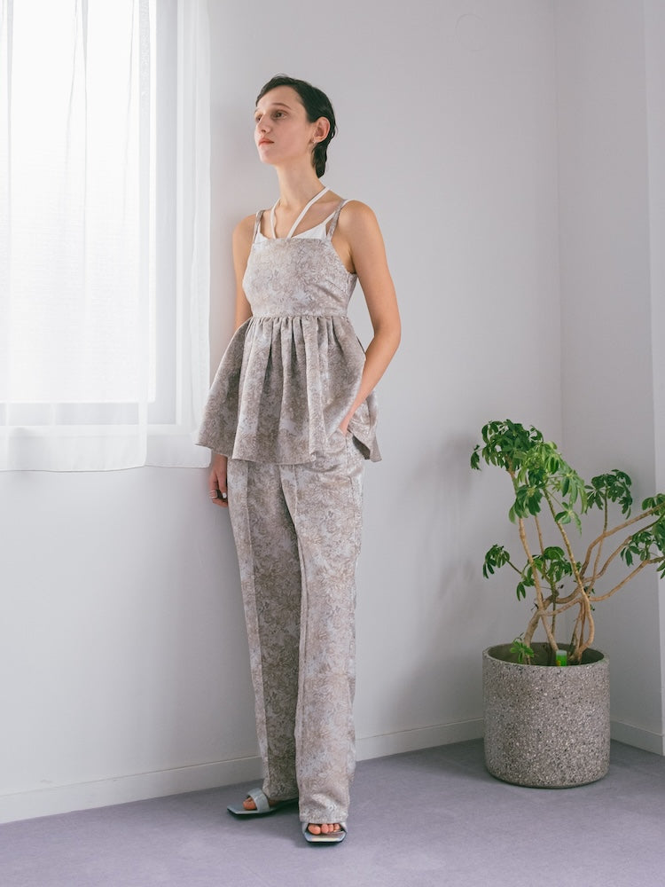 Flower Jacquard Pants｜フラワージャガードパンツ – MARTE