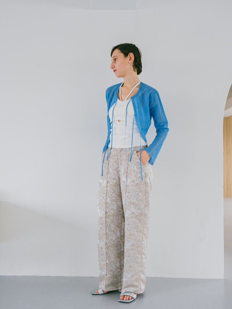 Flower Jacquard Pants｜フラワージャガードパンツ – MARTE