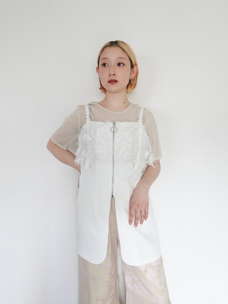 Fluffy Layered Zip Top｜レイヤードジップトップ – MARTE