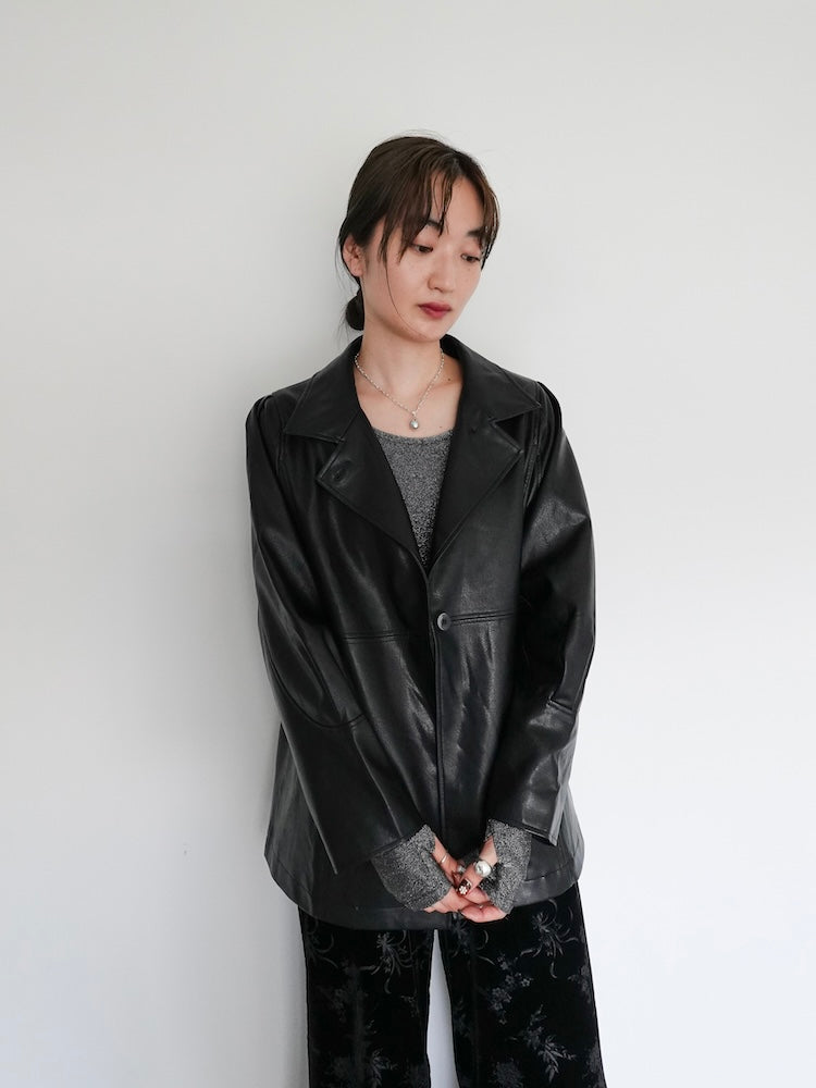 Fake Leather Jacket｜レザージャケット – MARTE