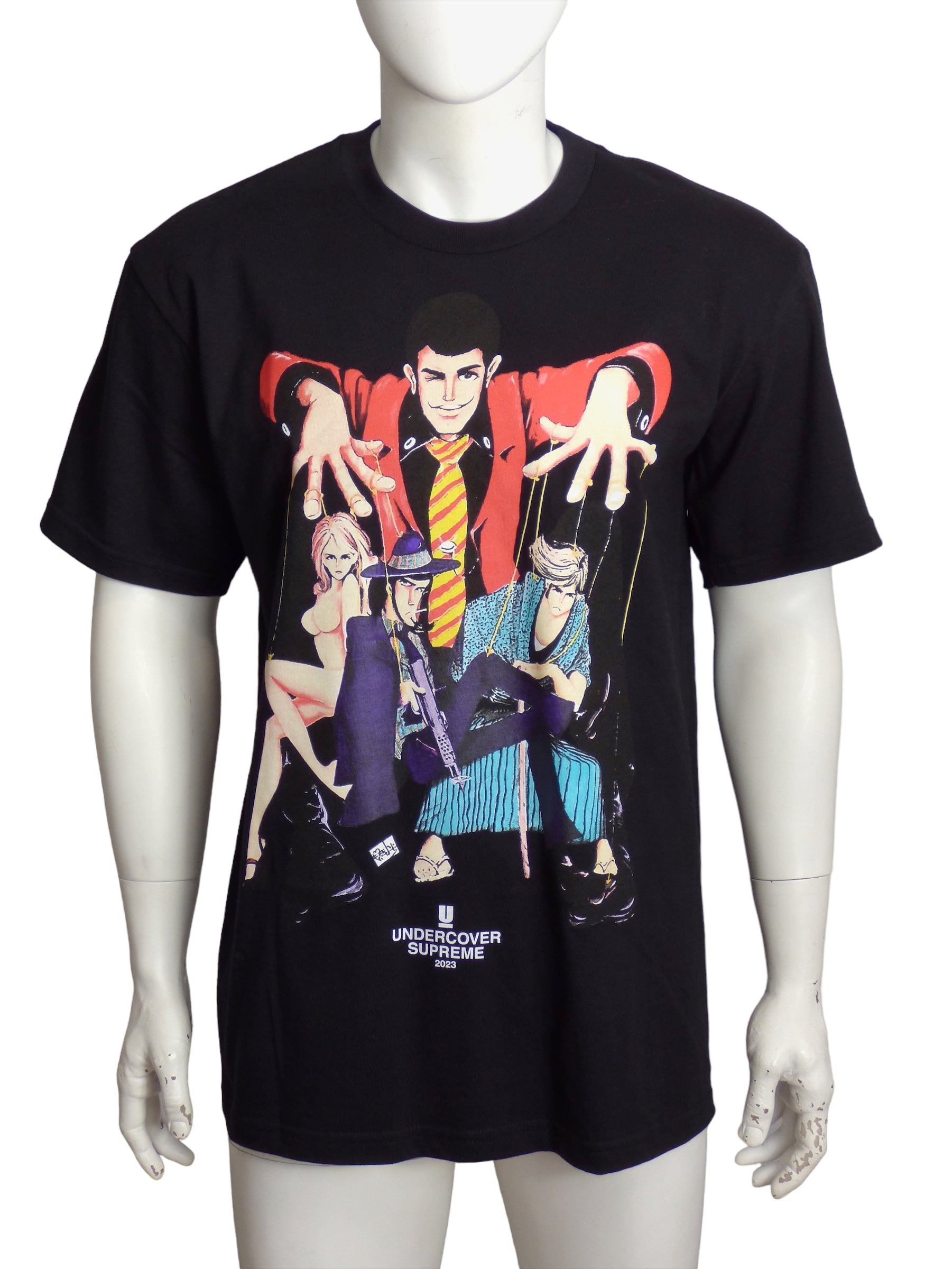 SUPREME x UNDERCOVER- NWT 2023 Black Lupin T-Shirt, Size Medium