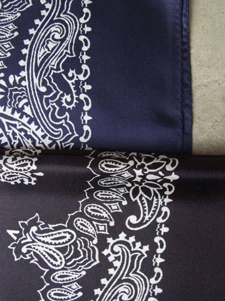 UNUSED（アンユーズド） シルクバンダナ - margin