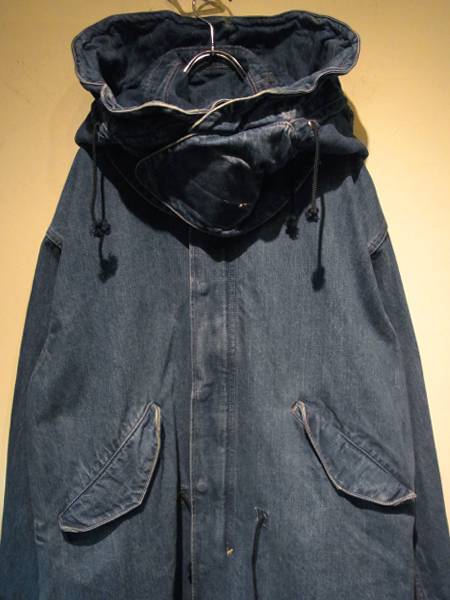 UNUSED（アンユーズド） インディゴデニムモッズコート - margin