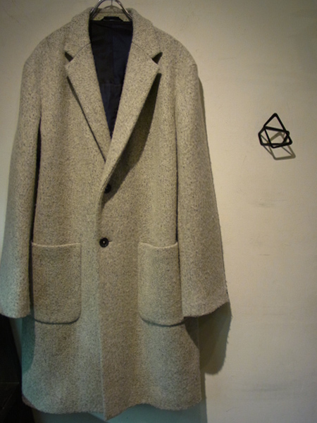 JIL SANDER（ジルサンダー） チェスターコート 杢ライトグレー - margin