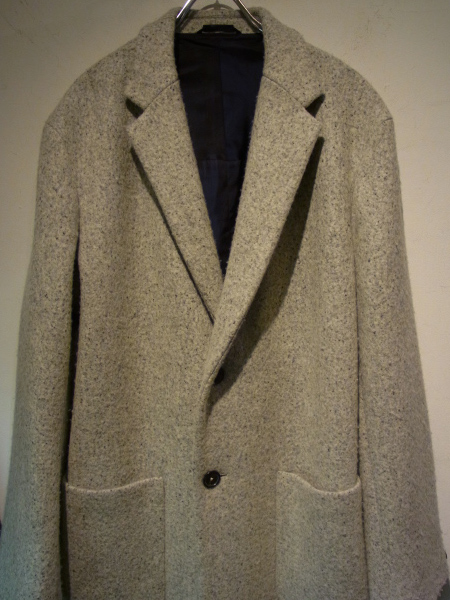 JIL SANDER（ジルサンダー） チェスターコート 杢ライトグレー - margin