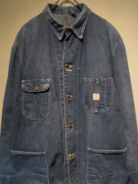 60s Unknown 4ポケット デニムカバーオール - margin