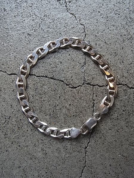 イタリアンアンティーク シルバーチェーンブレスレット - margin