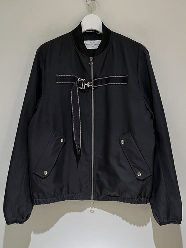 OAMC（オーエーエムシー） ジップアップブルゾン ブラック - margin