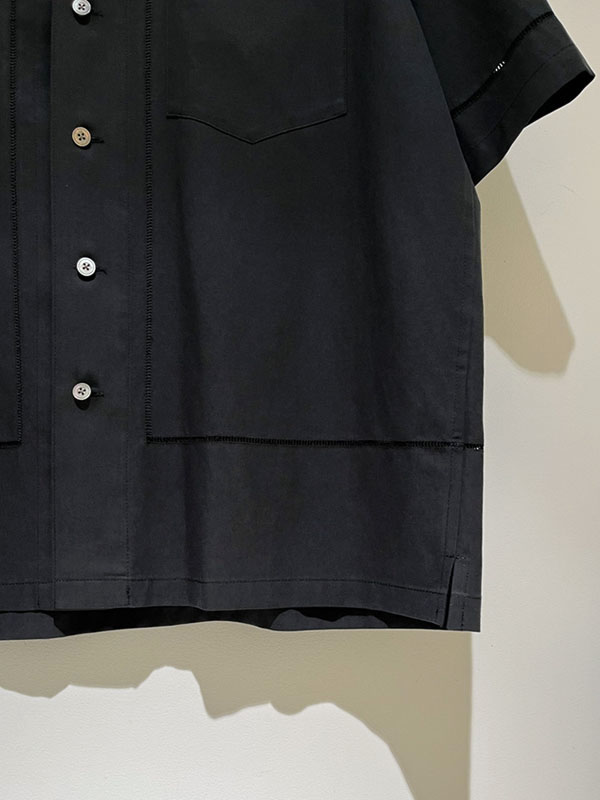 YOKE（ヨーク） Embroidery Open Collar Shirt（エンブロイダリー