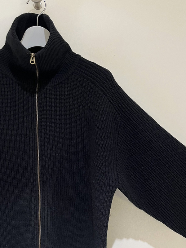 ANCELLM（アンセルム） Drivers Knit（ドライバーズニット） ブラック